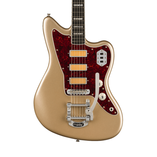 Fender Gold Foil Jazzmaster Ebony Fingerboard Shoreline Gold With Gig Bag