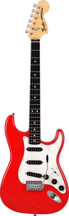 Fender Made in Japan Limited International Color Stratocaster Rosewood Fingerboard Morocco Red Electric Guitar With Gig Bag