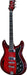 Eastwood Airline Custom K-200 Standard Chambered Guitar Redburst