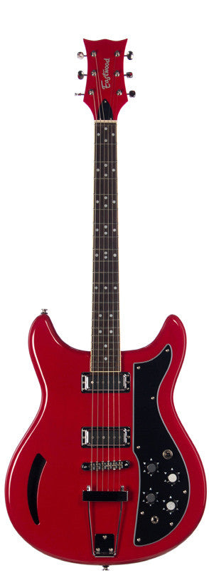 Eastwood Airline Custom K-200 Standard Chambered Guitar Red