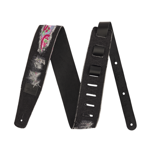 Fender x Wrangler Ripped Denim Strap Black