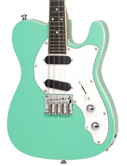 Eastwood Mandocaster Electric Mandolin - Sea Foam Green