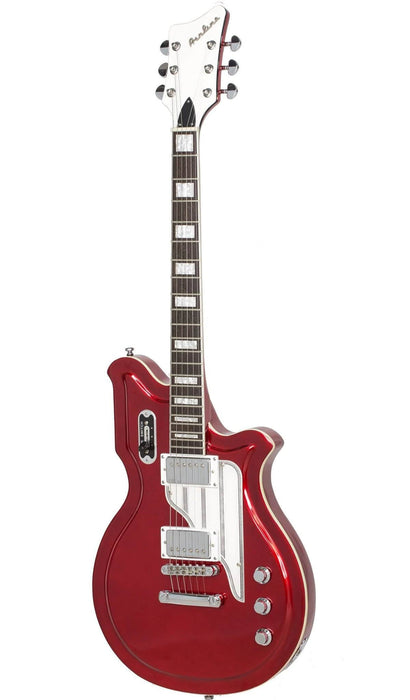 Eastwood Airline Map Standard Guitar - Metallic Red