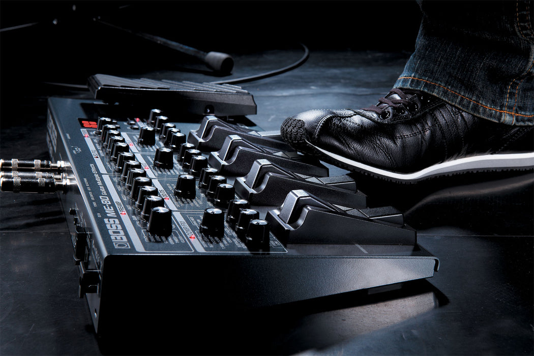 boss me 80 guitar multi effects pedal Boss ME-80 Multi Multiple Effect Guitar Pedal Board — Truetone Music
