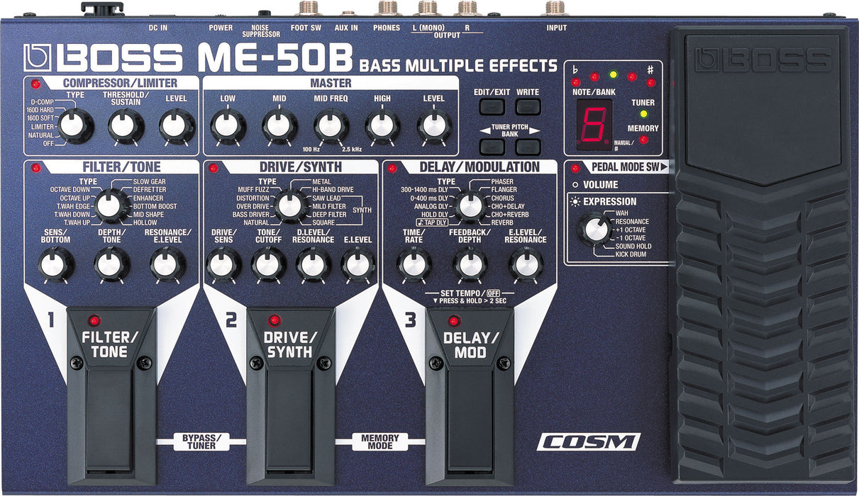 Boss ME-50B Bass Multi-Effects Pedal
