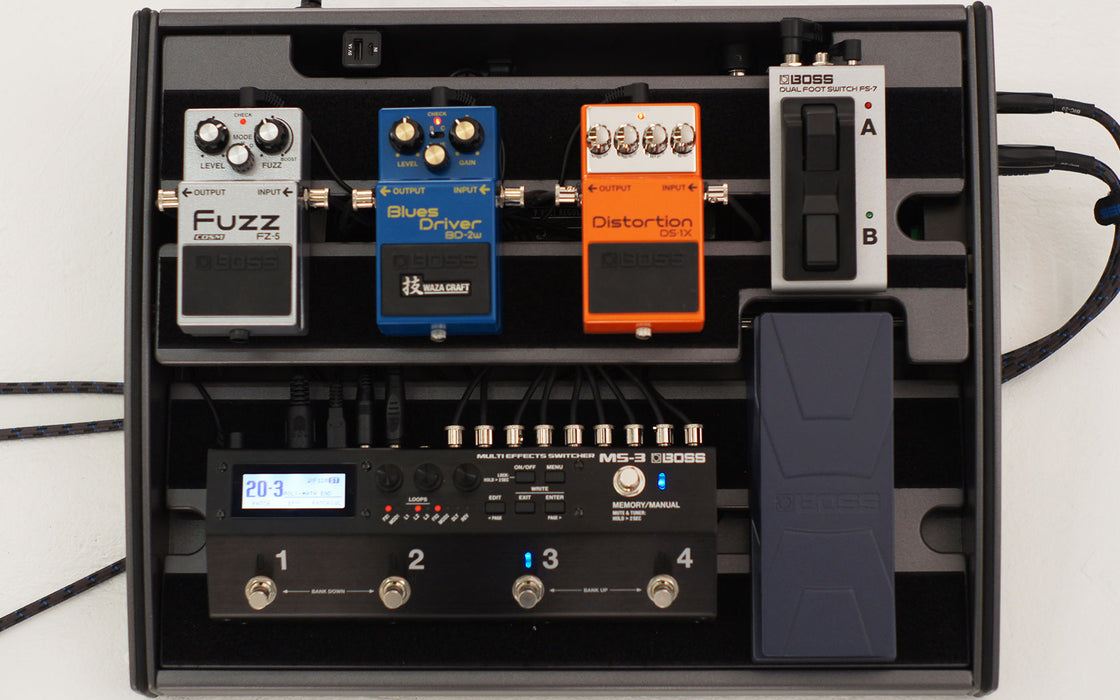 boss ms 3 expression pedal Boss MS-3 Multi Effect Guitar Pedal Switcher — Truetone Music