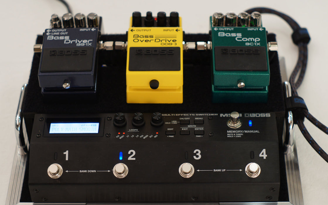 boss ms-3 expression pedal Boss MS-3 Multi Effect Guitar Pedal Switcher — Truetone Music