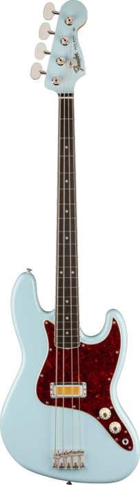 Fender Gold Foil Jazz Bass Ebony Fingerboard Sonic Blue With Gig Bag