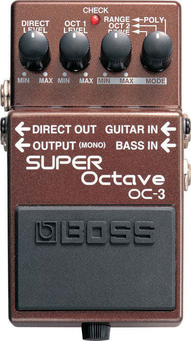 Boss OC-3 Super Octave Polyphonic Octave Guitar Effect Pedal