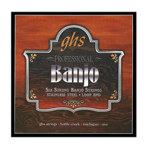 GHS PF120 Light 6-String Banjo Strings