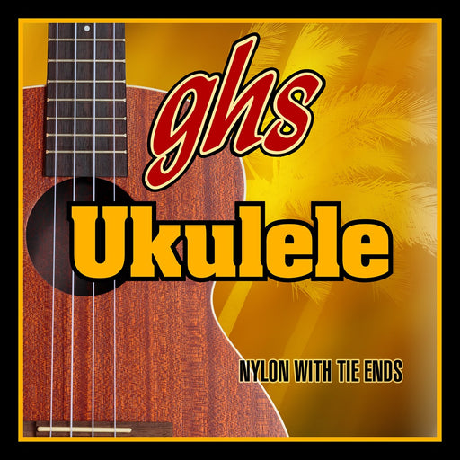 GHS H-100 Baritone Black Nylon/ Silverwound Uke Strings
