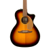 Fender Newporter Player Walnut Fingerboard Sunburst Acoustic Guitar