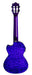 Lanikai QM-PUCET Quilted Maple Tenor Ukulele Electric Trans Purple with Foam Case