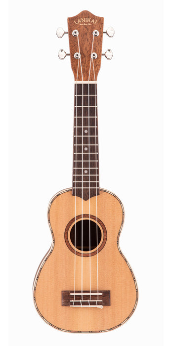 Lanikai CDST-C Cedar Solid Top Concert Ukulele