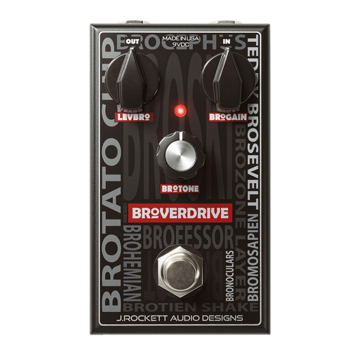 J Rockett Audio Designs Broverdrive Overdrive Guitar Effect Pedal
