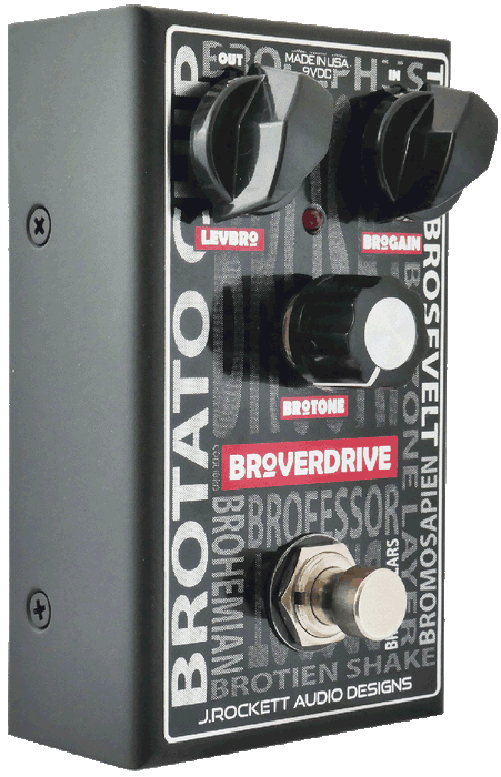 J Rockett Audio Designs Broverdrive Overdrive Guitar Effect Pedal