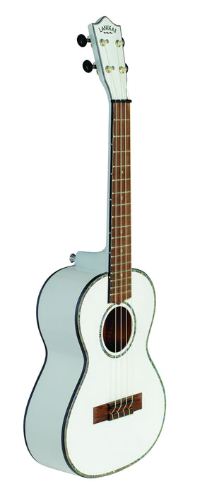 Lanikai JMS-AWT2 Julia Michaels Tenor Ukulele White Pearl with Gig Bag