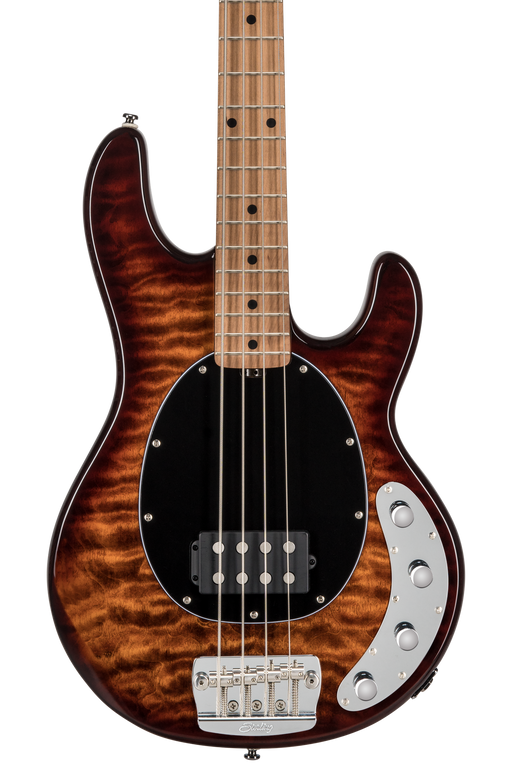 Sterling by Music Man StingRay Bass Quilt Maple Island Burst RAY34QM-ILB-M2