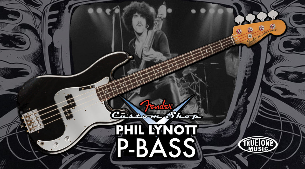 phil lynott bass gear Fender Custom Shop Limited Edition Phil Lynott Precision Bass Masterbu — Truetone Music