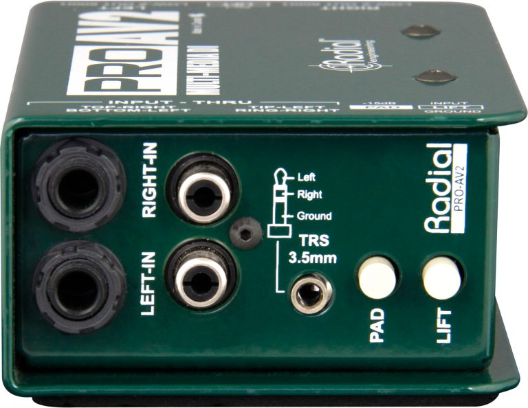 Radial Engineering ProAV2 Stereo Passive Multimedia Direct Box