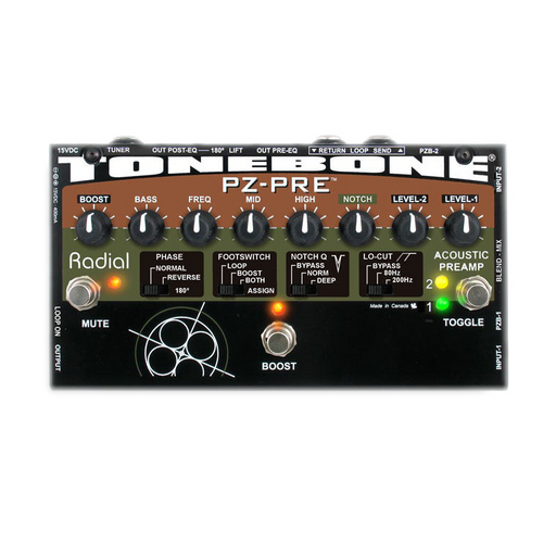 Radial Engineering PZ Pre Acoustic Instrument Preamp Pedal