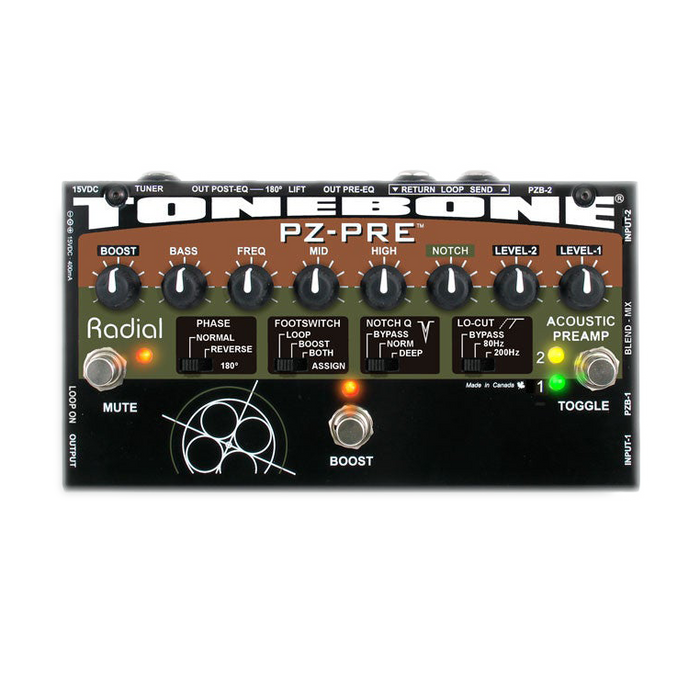 Radial Engineering PZ Pre Acoustic Instrument Preamp Pedal