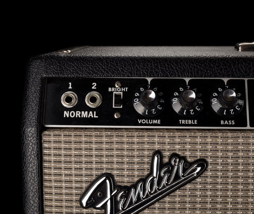 Vintage 1966 Fender Pro Reverb Black Guitar Amp Combo