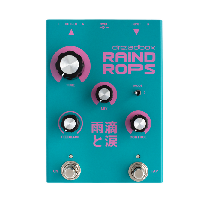Dreadbox Raindrops Hybrid Delay/Pitch Shifter/Reverb Guitar Effect Pedal
