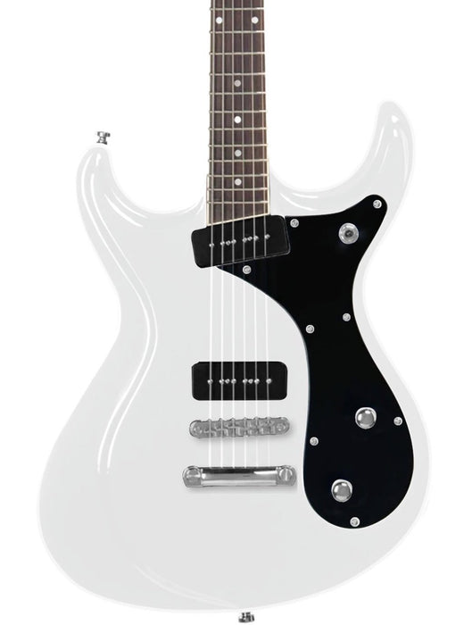 Eastwood Sidejack Baritone Electric Guitar - Limited Edition Ramones White