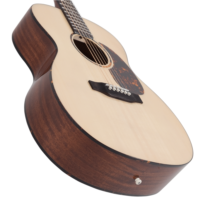 Recording King Solid Top 000 Guitar RO-G6 Natural Acoustic Guitar