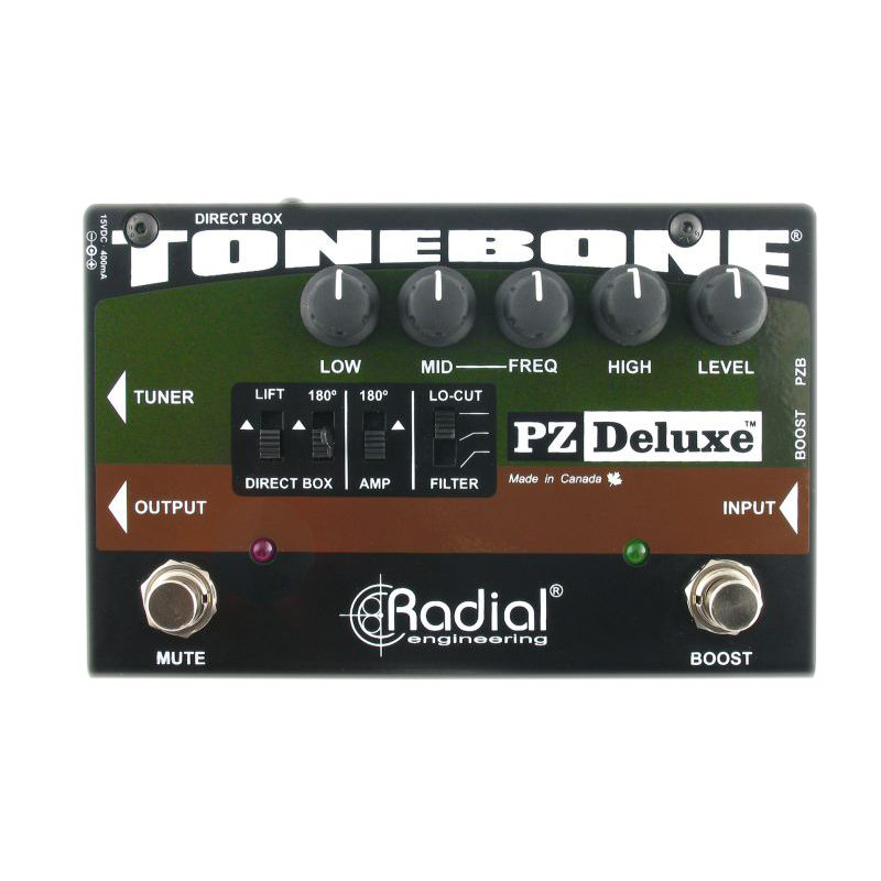 Radial Engineering Tonebone PZ-Deluxe Acoustic Preamp Guitar Pedal