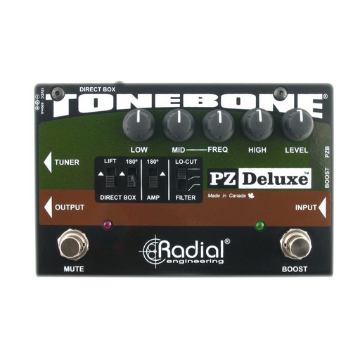 Radial Engineering Tonebone PZ-Deluxe Acoustic Preamp Guitar Pedal