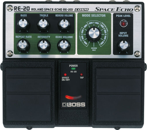 echo effect pedal Boss RE-20 Space Echo Delay / Reverb Guitar Effect Pedal — Truetone Music
