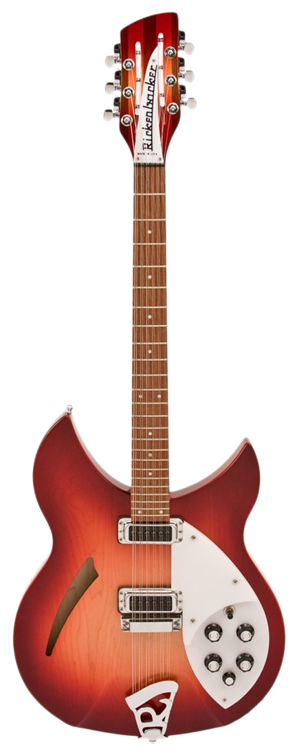 Rickenbacker 330/12FG Fireglo Semi Hollow Guitar With OHSC