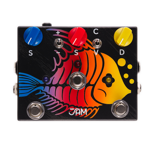 Jam Pedals Ripple Fall Bass Chorus/Vibrato Phaser Multi-Effect Bass Guitar Effect Pedal