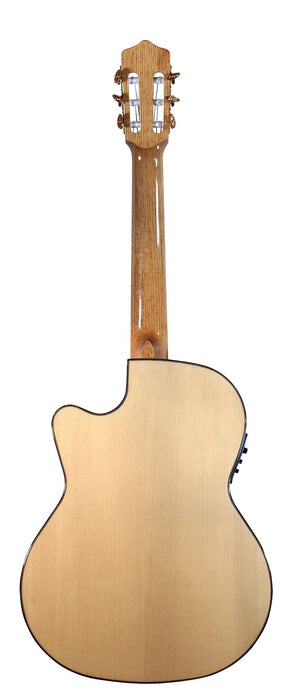 Kremona Flamenco Rosa Luna Cutaway Solid Spruce Top Acoustic Electric Guitar