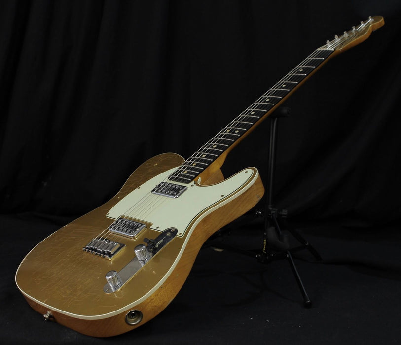 Pre Owned 2013 Fender Custom Shop Double TV Jones Relic Telecaster Gold Top OHSC & C of A