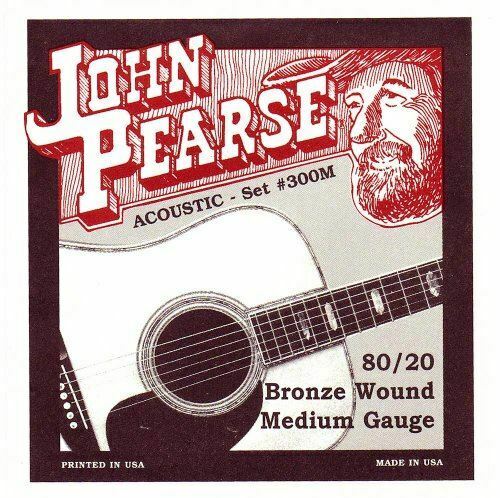 John Pearse 300M Bronze 13-56 Acoustic Guitar Strings