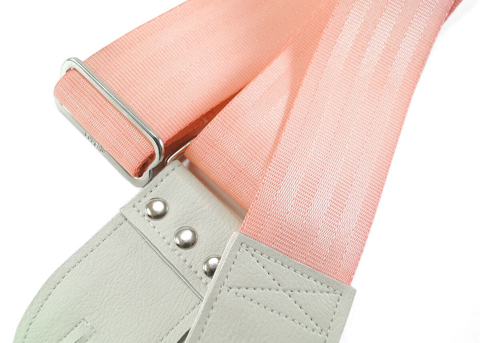 Couch Soft Pink Seatbelt Guitar Strap - SB028