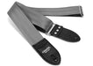 Couch Industrial Silver Seatbelt Guitar Strap - SB005