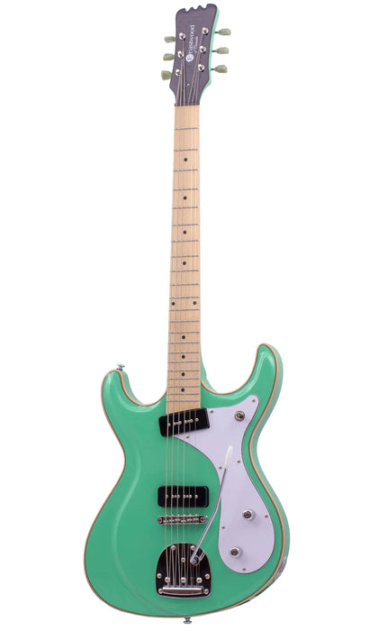 Eastwood Sidejack Baritone DLX-M Deluxe Maple Neck Seafoam Green