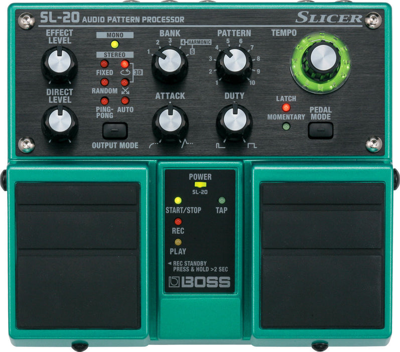 Boss SL-20 Slicer Pedal Audio Pattern Processor Effect Pedal — Truetone Music