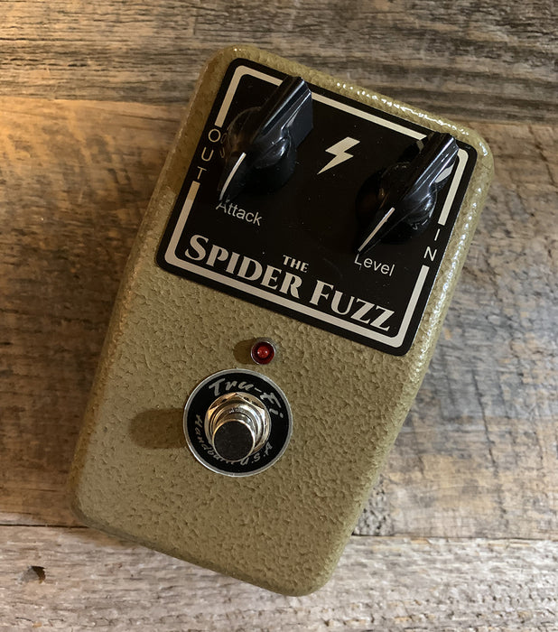 Tru-Fi Spider Fuzz Guitar Pedal Hammertone Gold