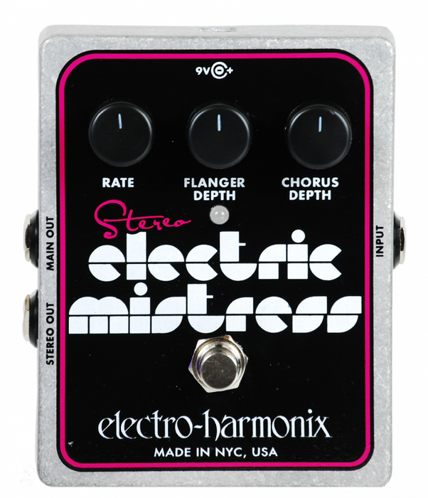 Electro-Harmonix Stereo Electric Mistress Chorus Flanger Guitar Pedal