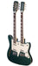 Eastwood Surfcaster 6/12 Double Neck Guitar Metallic Green