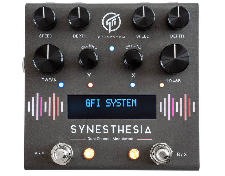 GFI System Synesthesia Dual-Engine Modulation Guitar Effect Pedal