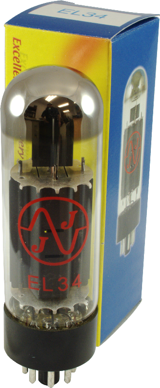 JJ Electronics EL34 Vacuum Tube Apex Matched Quad T-EL34-JJ JJ Electronics EL34 Vacuum Tube Apex Matched Quad T-EL34-JJ