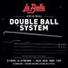 La Bella S100S Original Double Ball System 4-String Standard Round Wound Stainless Steel Electric Bass Strings - 45-105