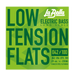 La Bella LTF-4A Low Tension Flats Long Scale Electric Bass Strings- 42-100