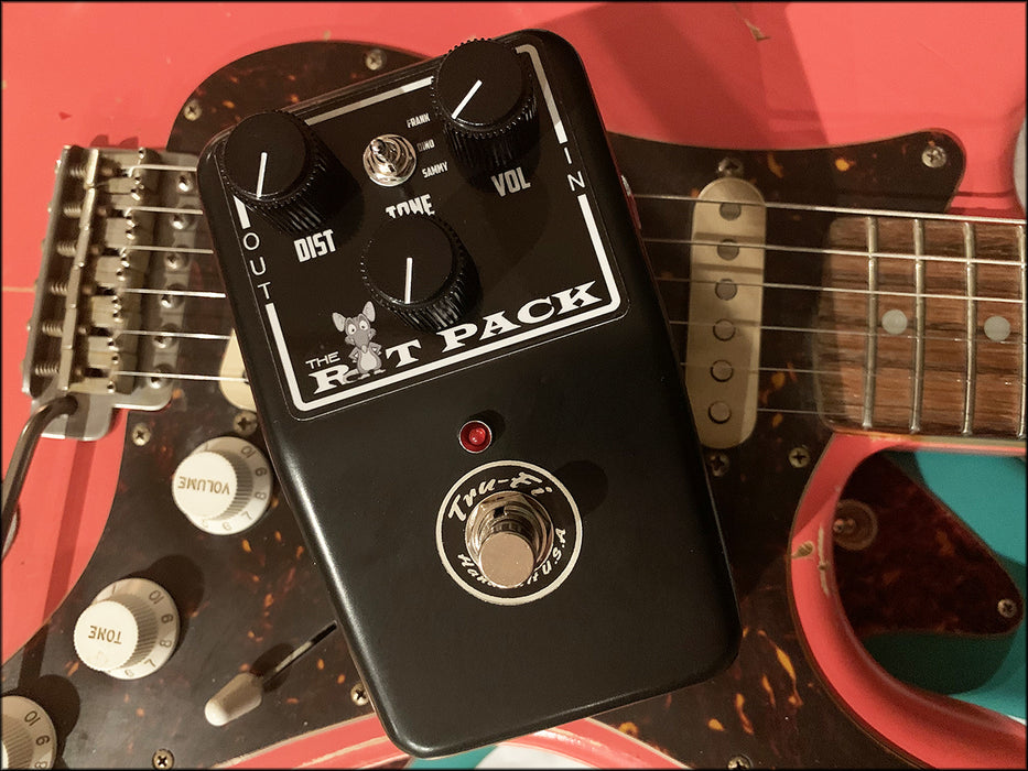 Tru-Fi R*t Pack Distortion Overdrive Guitar Pedal Black